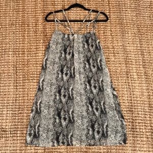 NWT Charming Charlie snakeskin dress